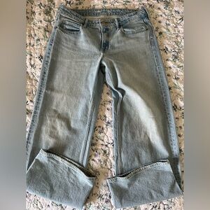 Old Navy Light Blue mid rise wide legged